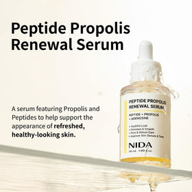 NIDA serum drop texture highlighting silky absorption and lightweight feel