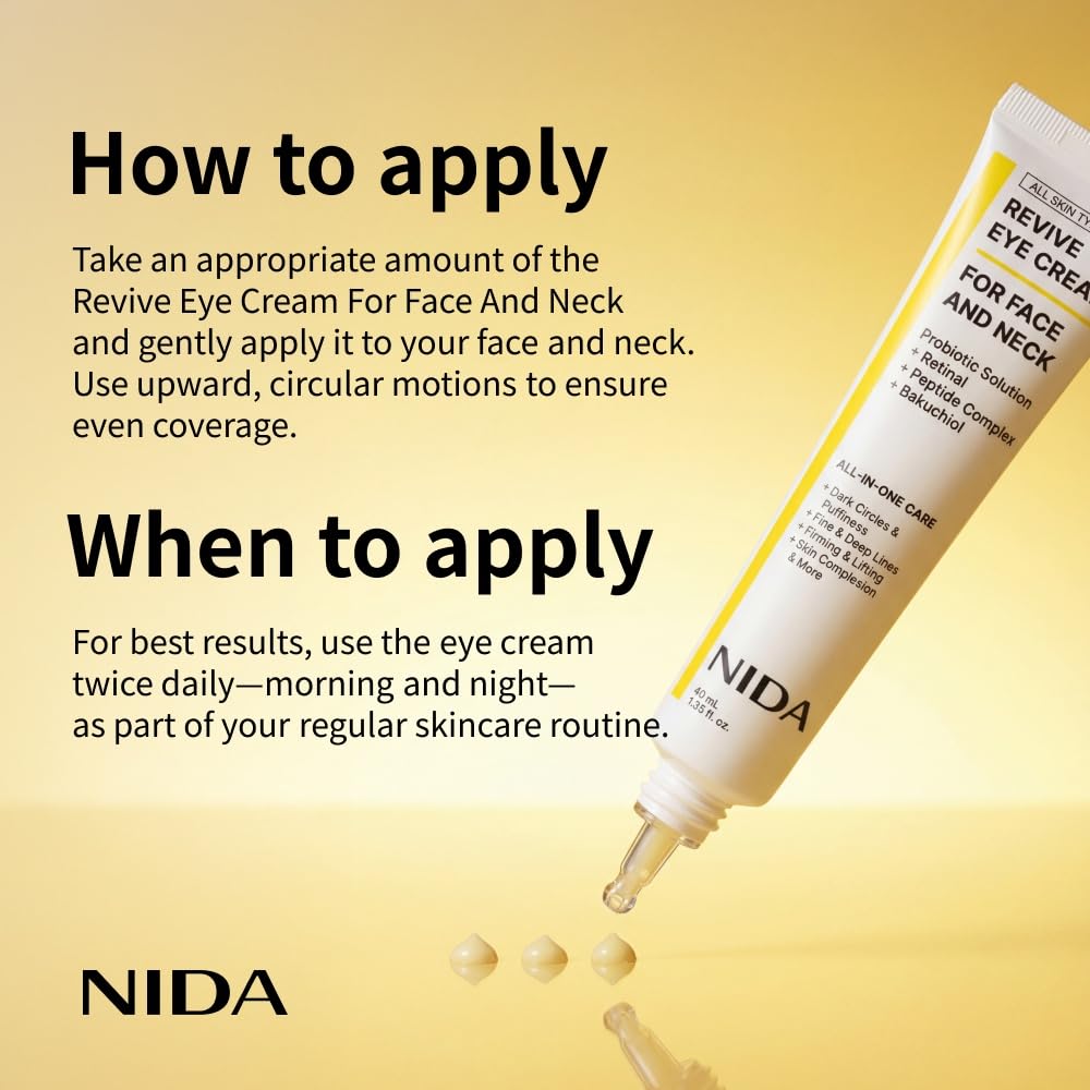 NIDA applied to face and neck illustrating targeted smoothing benefit