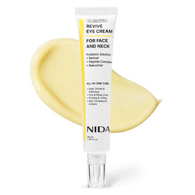 NIDA front packaging of jar showing product branding and size benefit: clear labeling