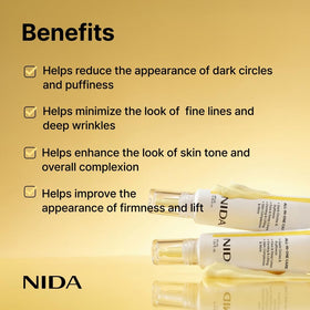 NIDA jar open top view revealing cream depth and hygienic packaging benefit