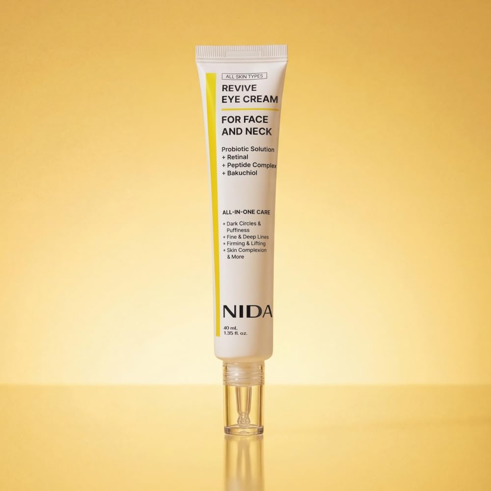 NIDA on vanity in bathroom lifestyle shot showing daily routine integration benefit