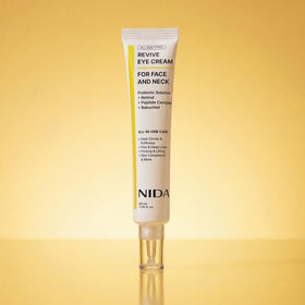 NIDA on vanity in bathroom lifestyle shot showing daily routine integration benefit