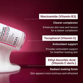 NIDA 50mL size comparison showing product scale for travel