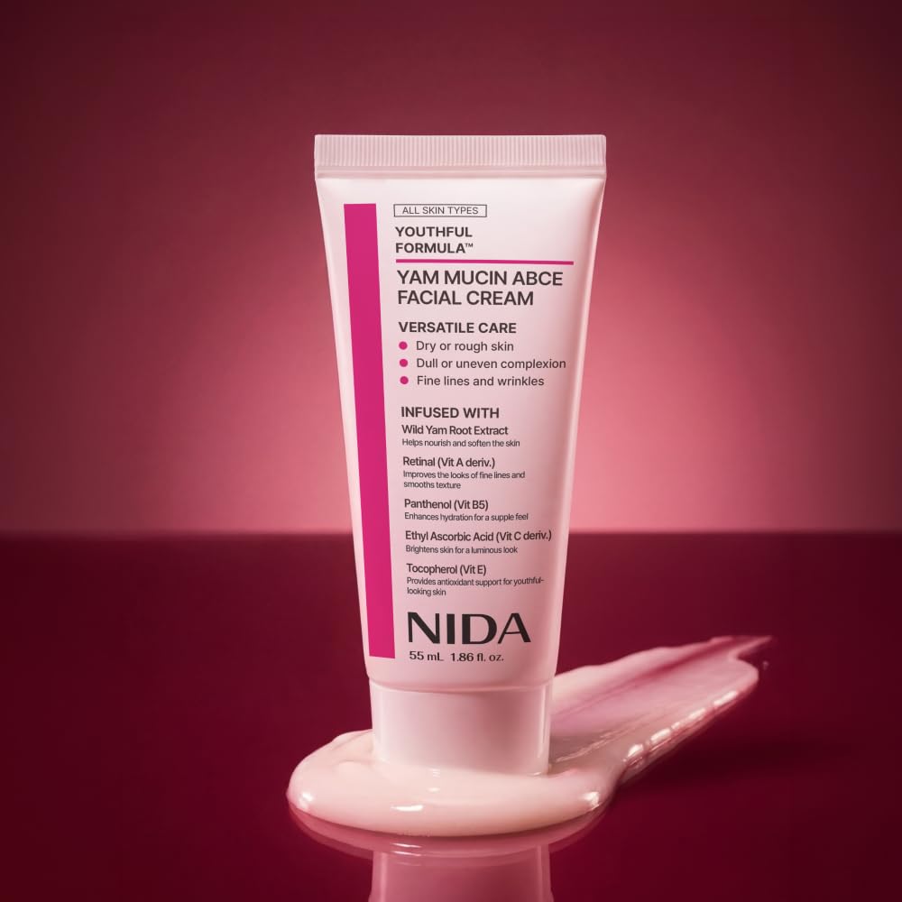 NIDA cream in nighttime routine setting illustrating evening use