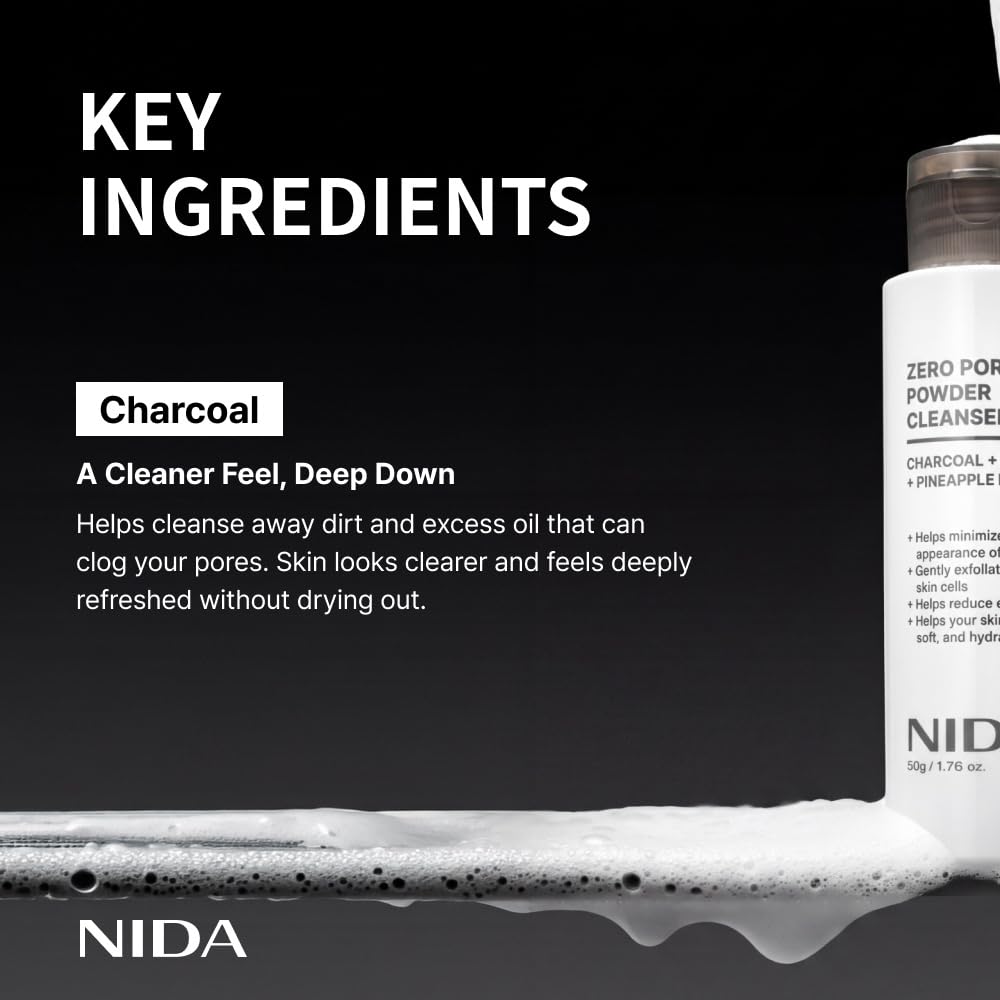 NIDA foam in hand demonstrating creamy moisturizing lather