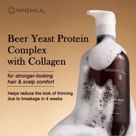NINEMILA9 back label close-up highlighting ingredients and usage benefits