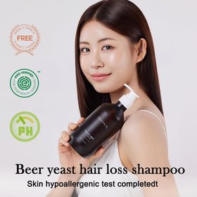 NINEMILA9 bottle beside color-treated hair demonstrating color-safe protection