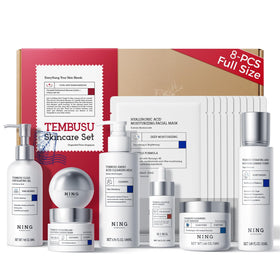 NING DERMOLOGIE front packaging showing full gift-ready set and benefits