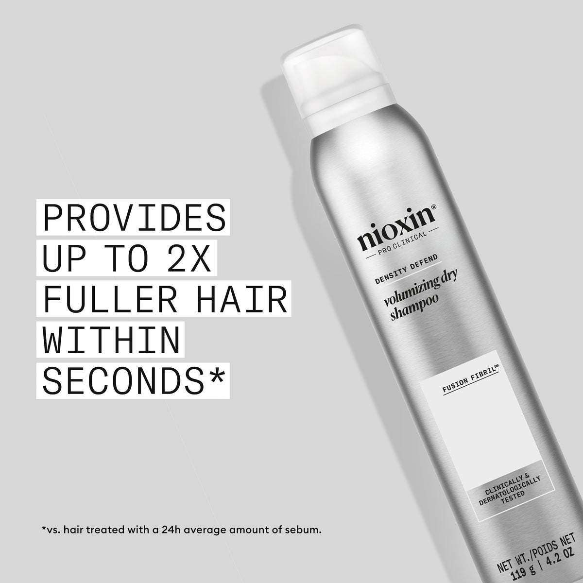 nioxin nozzle close-up illustrating precise spray control benefit
