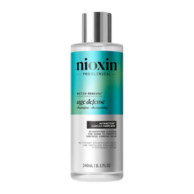 NIOXIN front packaging showing clean design and product benefit