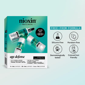 Hyaluronic ingredient visual with Nioxin emphasizing deep hydration