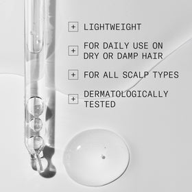 NIOXIN bottle beside hairbrush illustrating daily routine integration benefit
