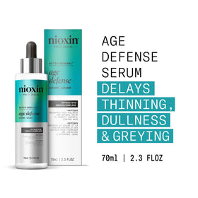 NIOXIN dropper dispensing serum onto fingers for targeted scalp benefit