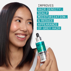 NIOXIN close-up of lightweight serum texture for non-greasy finish benefit