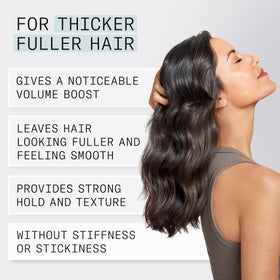 NIOXIN applied at roots creating lift and visible fuller appearance