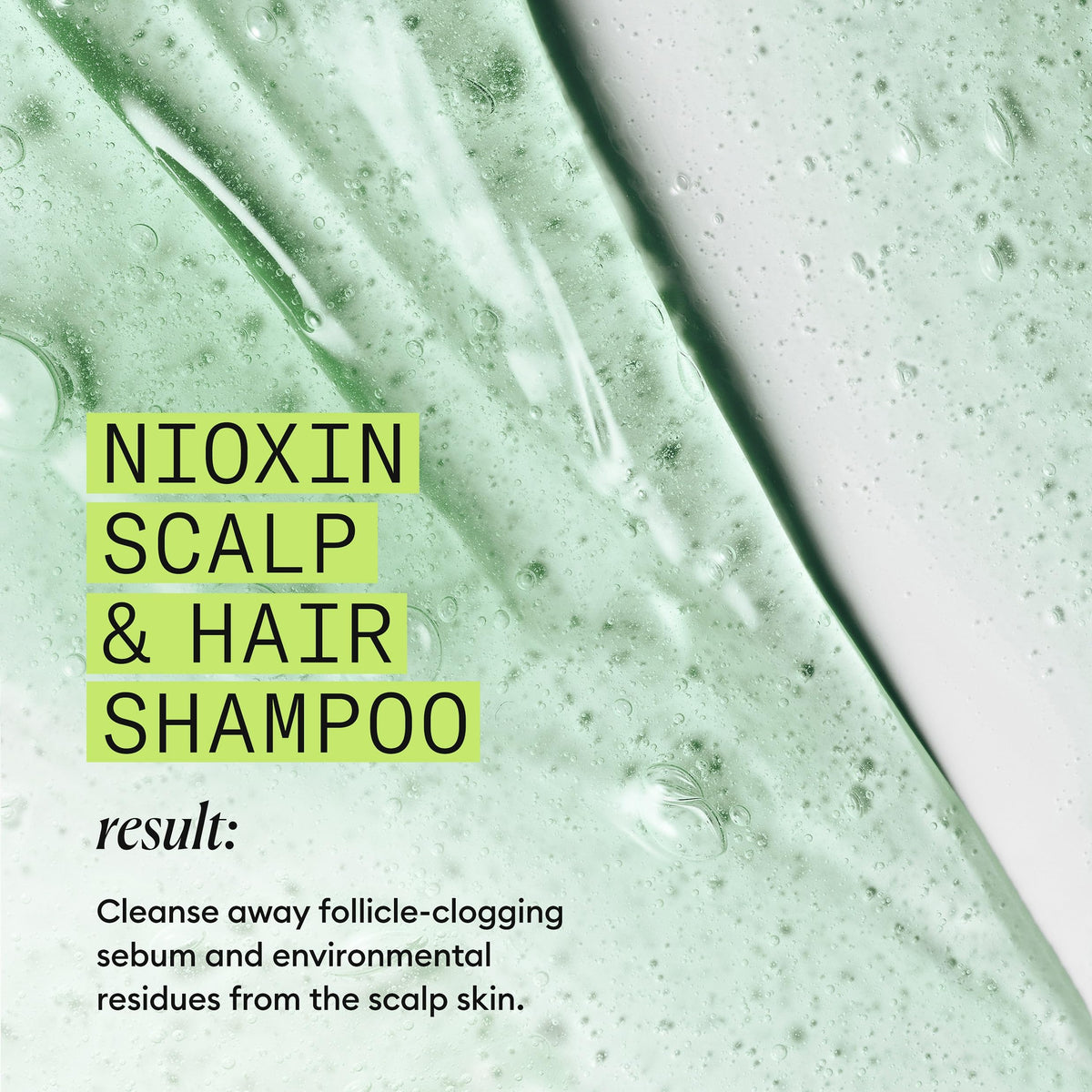 Nioxin kit in bathroom setting promoting daily routine and healthier-looking hair