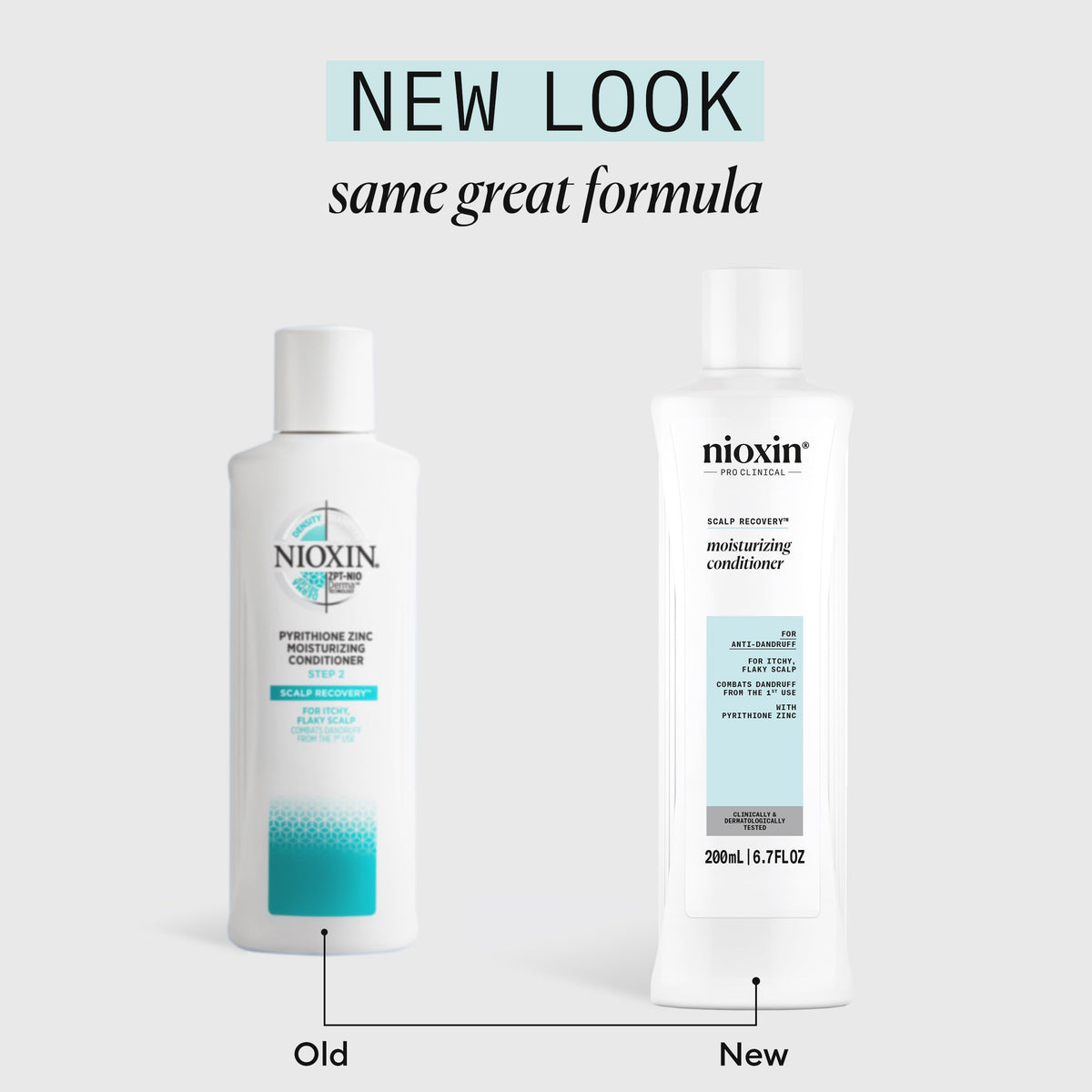 nioxin pump and label detail highlighting active ingredients