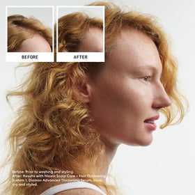 NIOXIN conditioner cream texture close-up for lightweight moisture