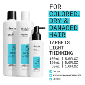 Nioxin conditioner texture close-up showing moisturizing formula for damaged hair