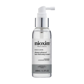 NIOXIN front packaging showing product and benefits for thicker hair