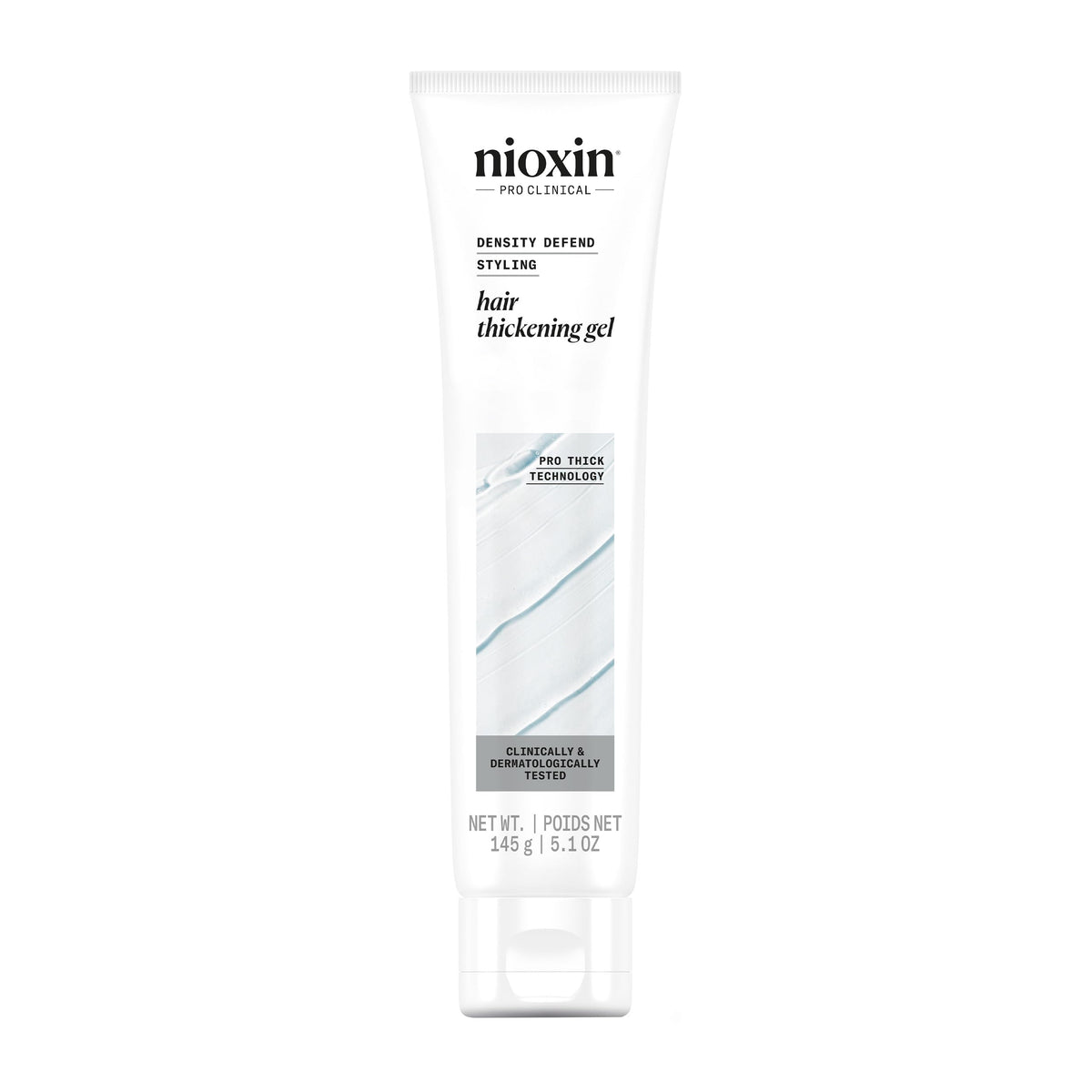 NIOXIN front packaging showing product and volumizing promise