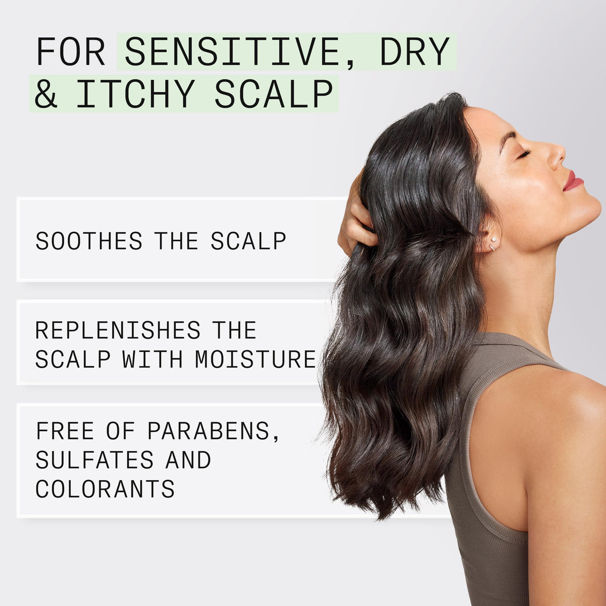 NIOXIN hand applying serum to scalp for targeted relief