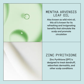 NIOXIN shampoo in-use massaging scalp to remove flakes and reduce itch
