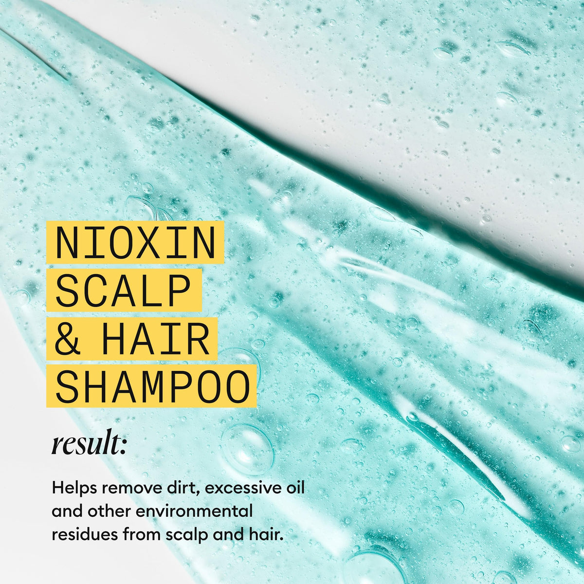 Nioxin ingredient label close-up highlighting niacinamide and biotin benefits