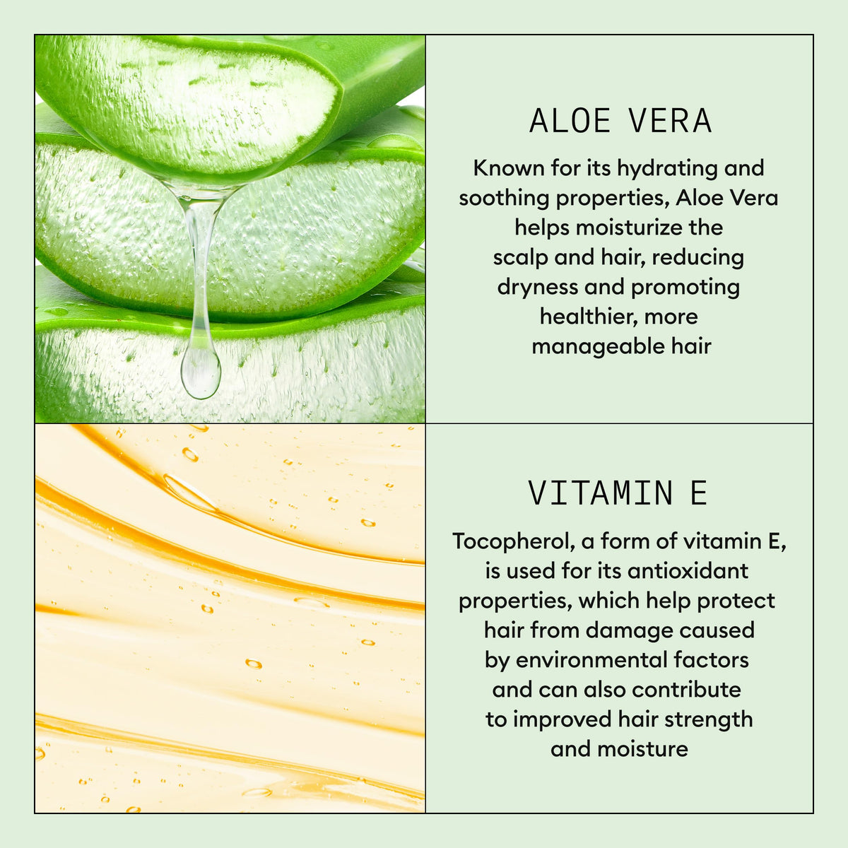 Nioxin label detail showing ingredient list and clean formula benefit