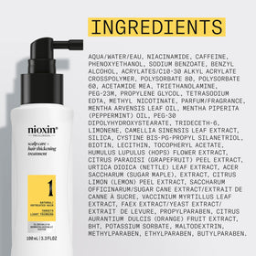 NIOXIN bottle on bathroom shelf in lifestyle setting suggesting daily use
