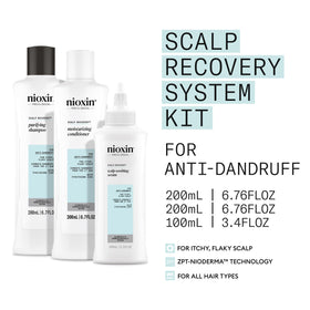 NIOXIN moisturizing conditioner pour showing smooth texture for hydration