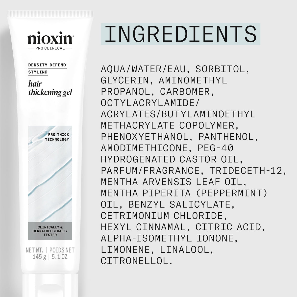 NIOXIN in a morning routine setting delivering quick styling results