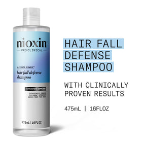 NIOXIN label close-up displaying ingredients and directions