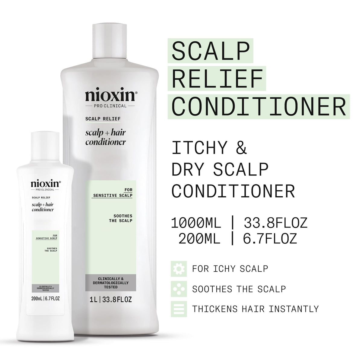 NIOXIN cream texture dispensed to show smooth, lightweight conditioning
