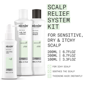 Nioxin pump dispenser demonstrating easy, mess-free application