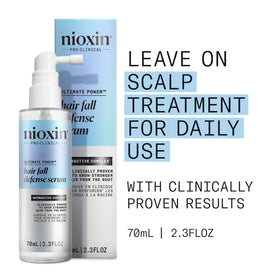 NIOXIN serum dropper releasing lightweight texture, illustrating easy absorption benefit
