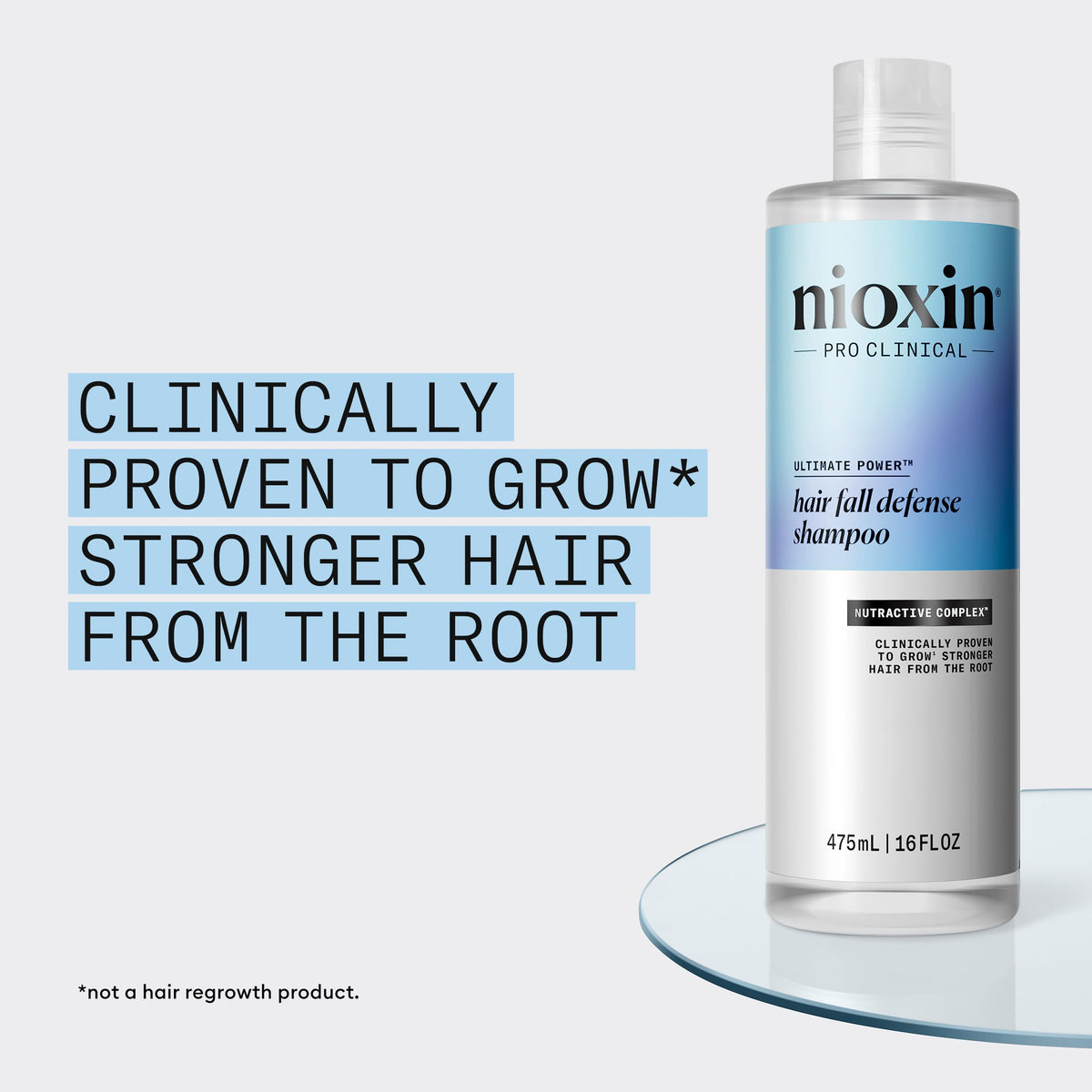 NIOXIN shampoo foam texture demonstrating gentle cleansing