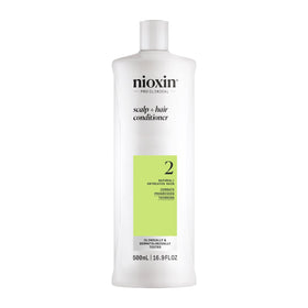 NIOXIN front bottle view showing System 2 conditioner, professional results