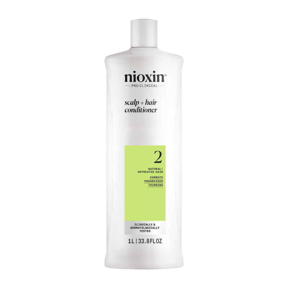 NIOXIN front packaging showing bottle and product benefit for fuller hair