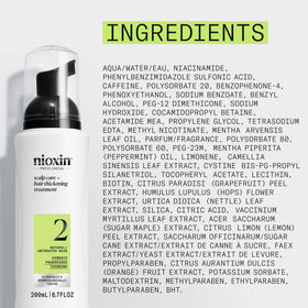 NIOXIN lifestyle bathroom routine shot showing product in daily use for consistent scalp health benefit