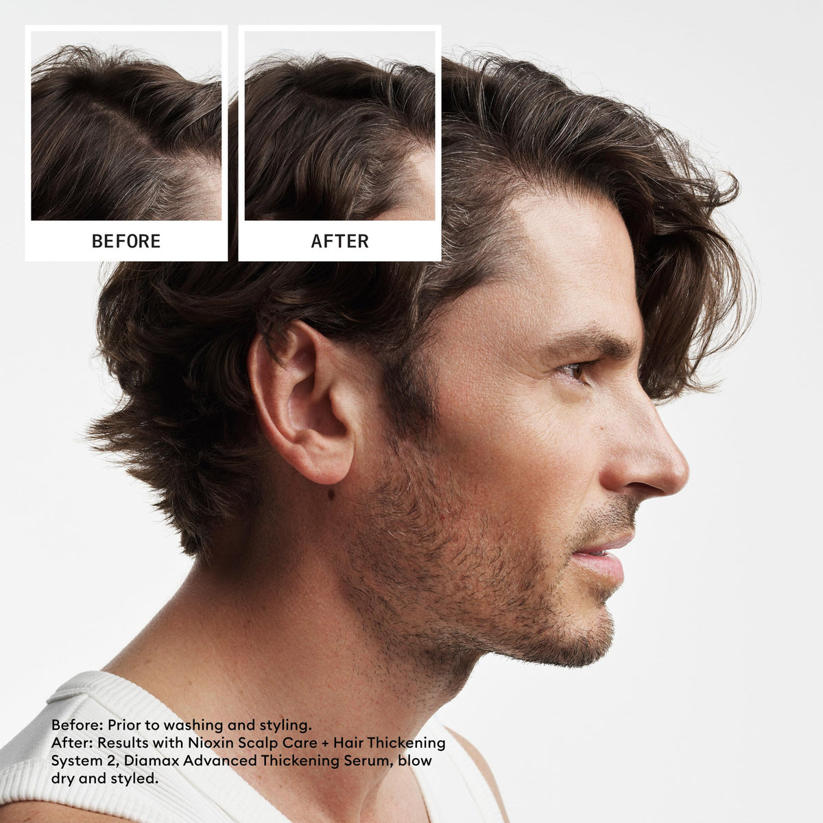 NIOXIN pump top dispensing conditioner for easy, mess-free application