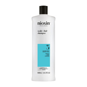 Nioxin System 3 front bottle shows product and readable label benefit