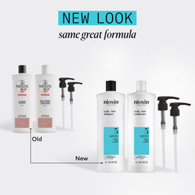 NIOXIN pumps dispensing product for consistent, mess-free use