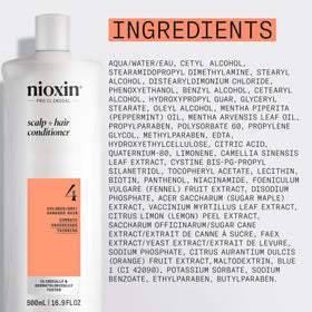 NIOXIN before and after comparison photo, illustrates fuller-looking hair results