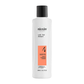 Nioxin System 4 front packaging showing product and benefit of thickening
