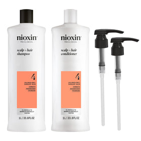 Nioxin front packaging showing both shampoo and conditioner benefits
