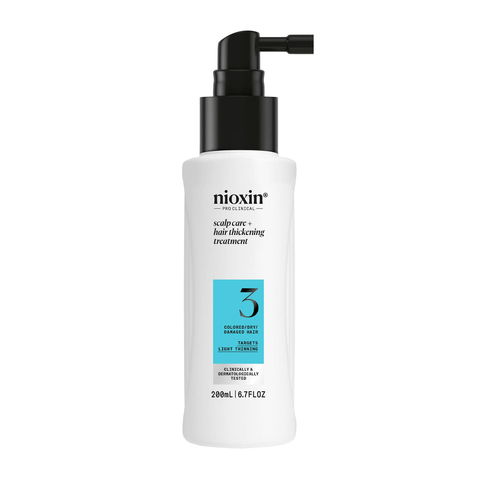 Nioxin front packaging showing product and benefits for fuller hair
