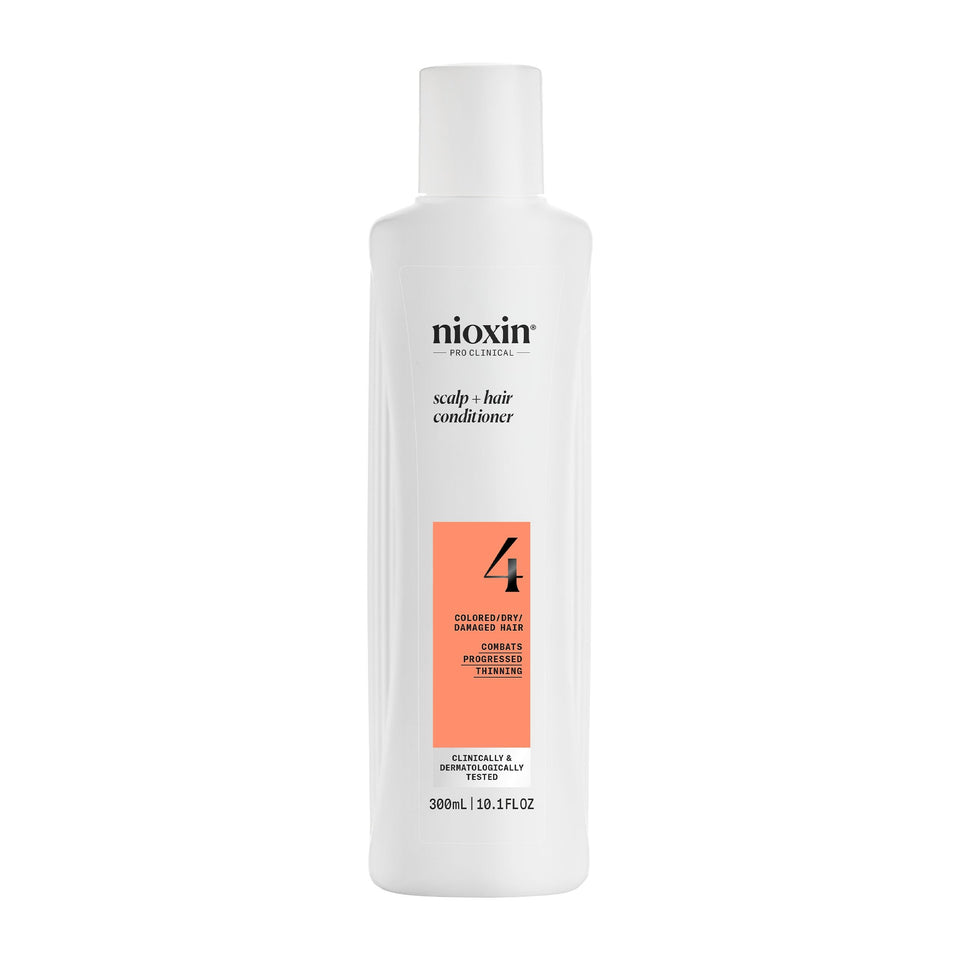 Nioxin System 4 front packaging showing product and size, promotes fuller-looking hair