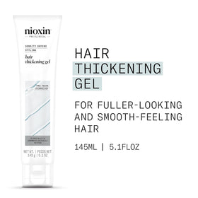 NIOXIN gel close-up texture highlighting lightweight consistency