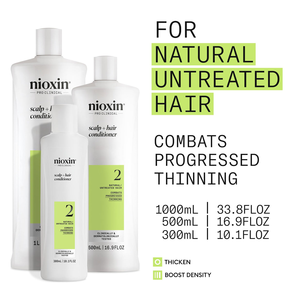 Nioxin conditioner texture on hand demonstrating lightweight, non-greasy feel